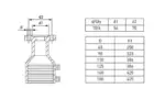 EF AKTÜATÖR ALTLIĞI / EF ACTUATOR BASE - Görsel 3