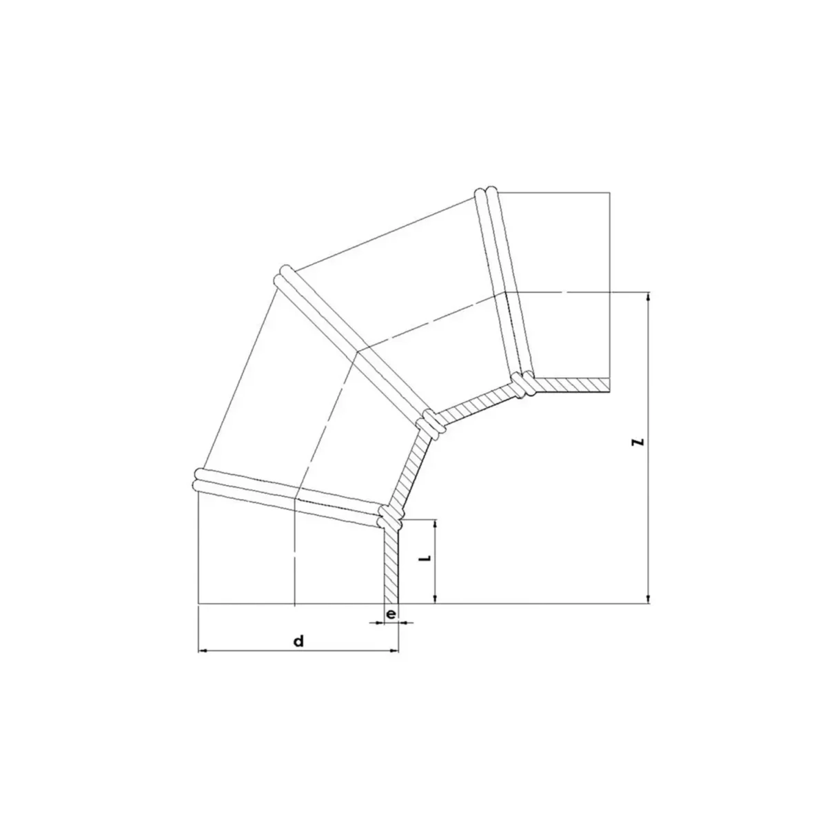 90 dirsek hdpe100 663de80b312de 90° di̇rsek hdpe100
