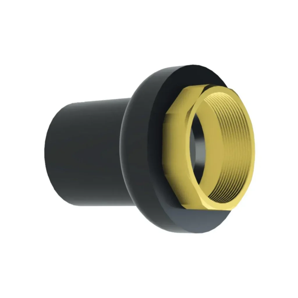 Hdpe100 metal i̇ç dişli geçiş