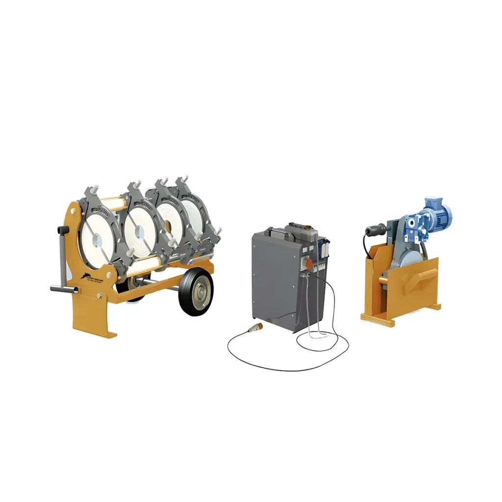 Sm250 plastik boru hidrolik alin kaynak makinesi sm250 hdpe alın kaynak makinesi